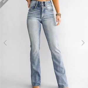 Buckle Black Bootcut Jeans